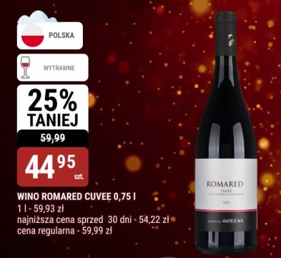 Wino Romared Cuvee 0,75 l promocja w bi1