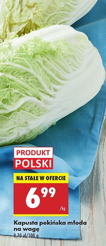 Kapusta pekińska młoda promocja