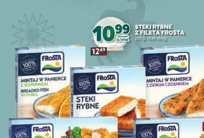 Steki rybne z fileta FroSta promocja w Stokrotka
