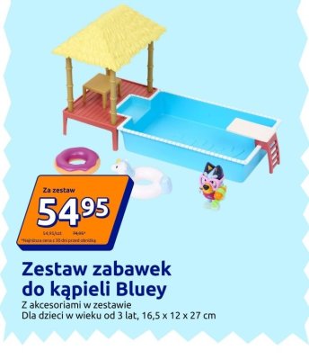 Zestaw zabawek do kąpieli Bluey promocja w Action