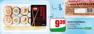 Sushi Sushi4you promocja w Dino