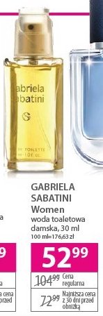 Woda toaletowa Gabriela sabatini woman promocja
