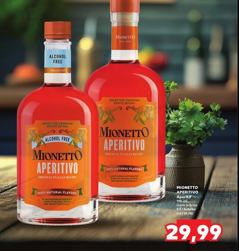 Vermouth Mionetto aperitivo free promocja w Kaufland