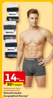 Bokserki męskie Geographical Norway promocja w Auchan