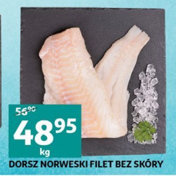 Dorsz norweski filety bez skóry promocja