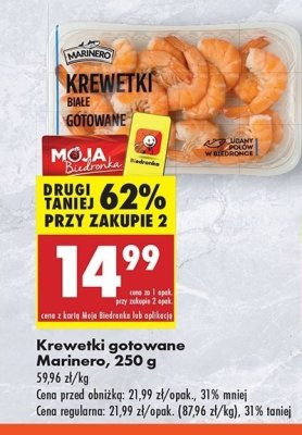 Krewetki bia艂e gotowane Marinero promocja