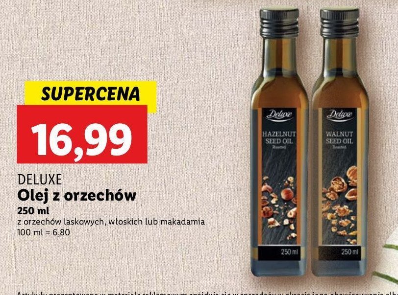 Olej z orzechów makadamia Deluxe promocja