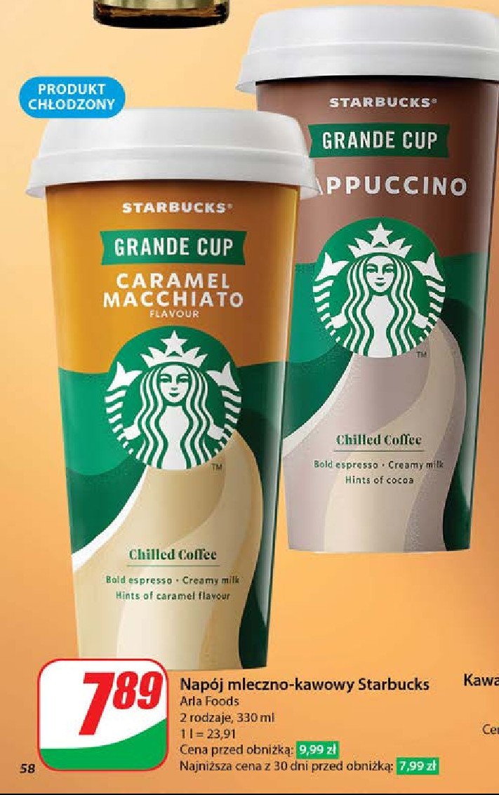 Kawa caramel macchiato Starbucks grande cup promocja