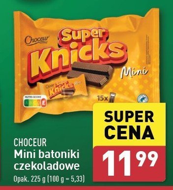 Mini batoniki czekoladowe Choceur promocja w Aldi