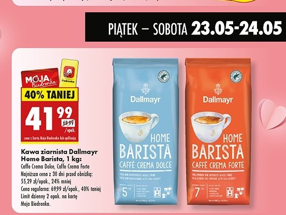 Kawa Dallmayr home barista caffe crema dolce promocja