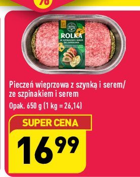 Piecze艅 wieprzowa z szynk膮 i serem promocja