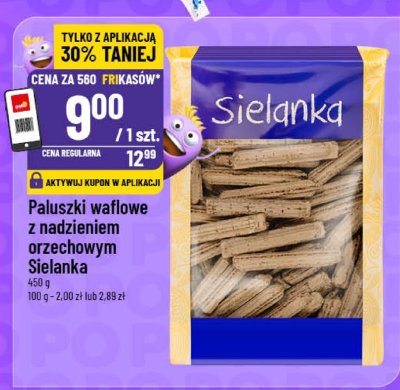 Paluszki waflowe z nadzieniem orzechowym Sielanka promocja w POLOmarket