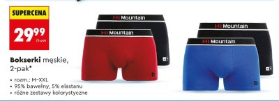 Bokserki męskie HI Mountain 2-pak promocja w Biedronka
