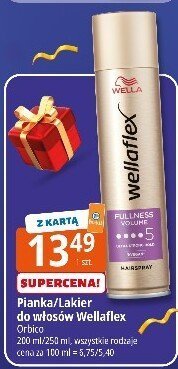 Pianka/lakier do włosów Wellaflex promocja w Leclerc