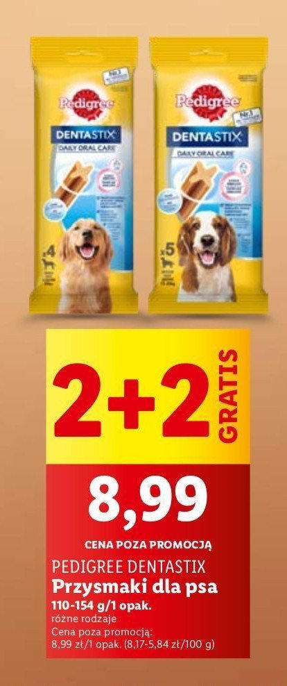 Przysmak dla psa duże rasy Pedigree dentastix promocja