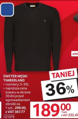 Sweter męski Timberland promocja w Selgros