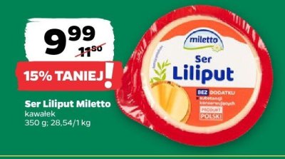 Ser Liliput kawałek promocja w Netto