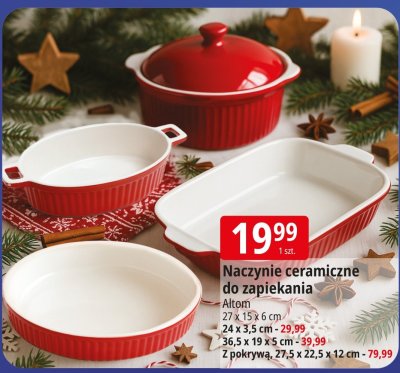 Naczynia ceramiczne do zapiekania Altom promocja w Leclerc