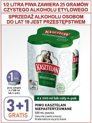 Piwo niepasteryzowane promocja w Stokrotka