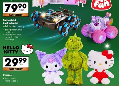 Pluszak Hello Kitty różne rodzaje promocja w Biedronka