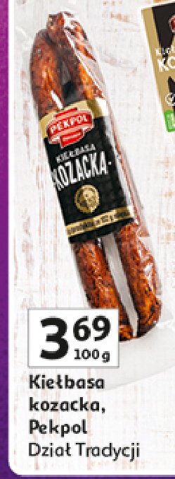 Kiełbasa kozacka Pekpol promocja w Biedronka