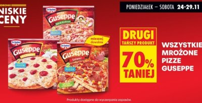 Pizza mrożona wszystkie rodzaje promocja w Biedronka