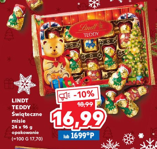 Misie 艣wi膮teczne Lindt promocja