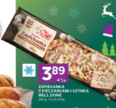 Zapiekanka z pieczarkami i szynką Well Done promocja w Stokrotka