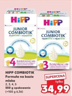 Mleko HIPP COMBIOTIK Formuła na bazie mleka 2,3,4,5 promocja w Kaufland