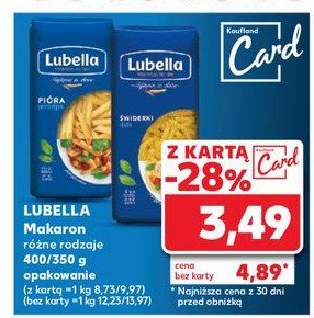 Makaron pióra Lubella promocja w Kaufland