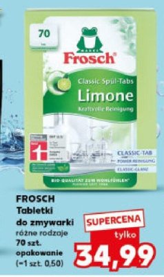 Tabletki do zmywarki Frosch Limone 70 szt. promocja w Kaufland