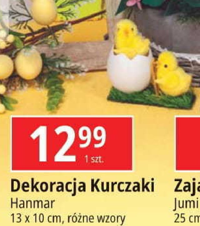 Dekoracja kurczaki 13 x 10 cm Hanmar promocja