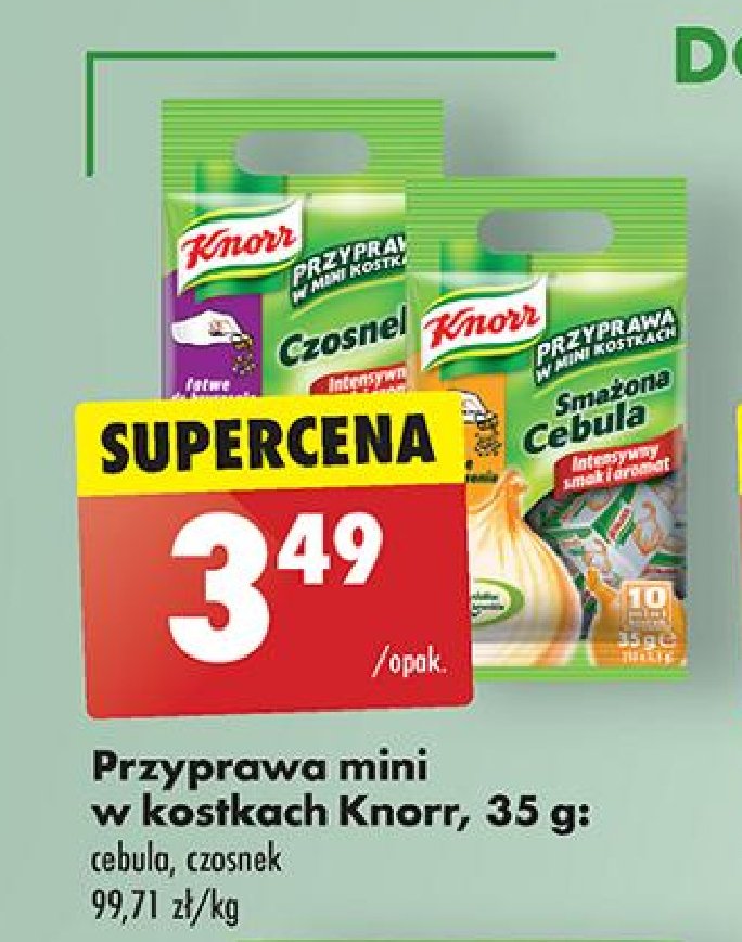 Czosnek Knorr mini kostka promocja