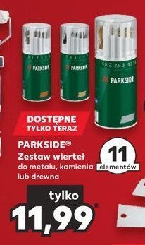 Zestaw wierteł do drewna Parkside promocja
