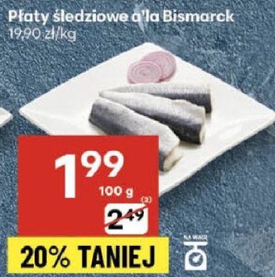 Płaty śledziowe dla Bismarck promocja w Delikatesy Centrum