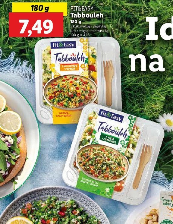 Tabbouleh z miętą i pietruszką Fit & easy promocja w Lidl