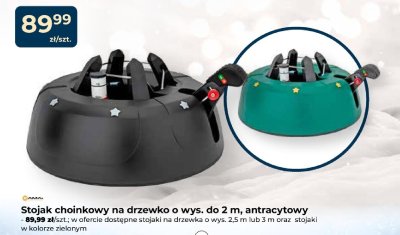 Stojak choinkowy na drzewko o wys. do 2 m, antracytowy promocja w PSB Mrówka