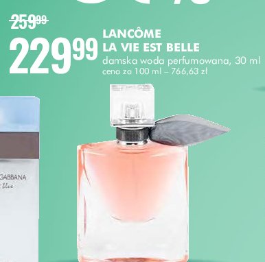 Woda perfumowana Lancome la vie est belle promocje