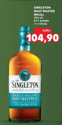 Whisky Malt Master 40% alk. 0,7 l promocja w Kaufland