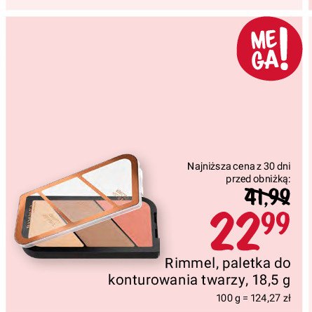 Paleta do konturowania 3w1 Rimmel promocja