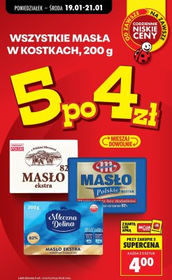 Masło Polskie Mlekovita 200g promocja w Biedronka
