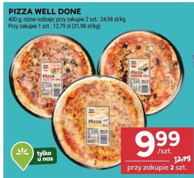 Pizza Well Done promocja w Stokrotka