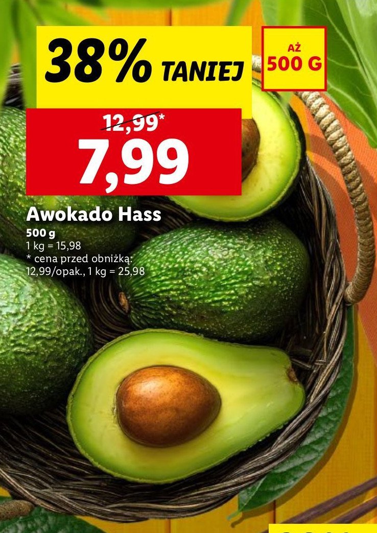 Awokado haas promocja w Lidl
