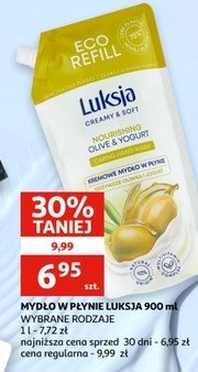 Myd艂o w p艂ynie olive & yoghurt Luksja creamy & soft promocja