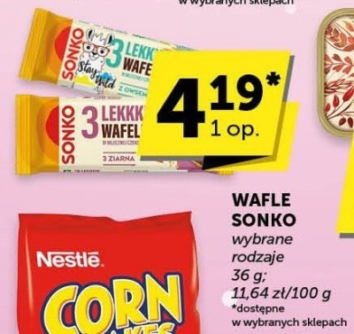 Wafle Sonko promocja w ABC