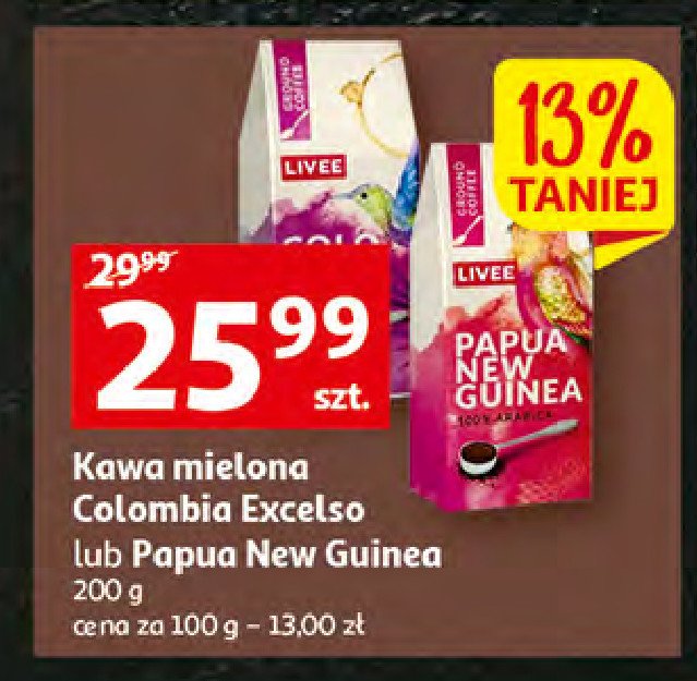 Kawa Livee papua new guinea promocja