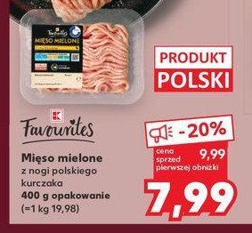Mi臋so mielone z nogi kurczaka K-classic favourites promocja