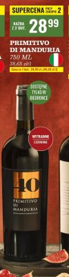 Wino Primitivo di Manduria 750 ml promocja w Biedronka