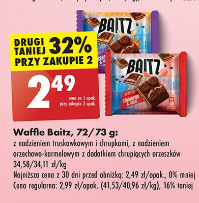 Wafle truskawkowe Baitz promocja