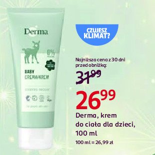 Krem pielęgnujący dla dzieci Derma eco baby promocja